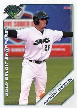 2019 Choice Beloit Snappers #5 Anthony Churlin Front