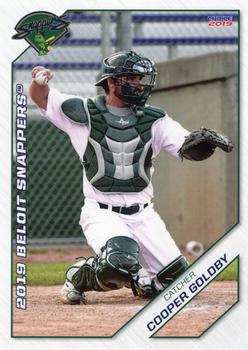 2019 Choice Beloit Snappers #14 Cooper Goldby Front
