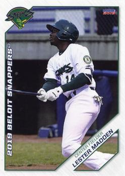 2019 Choice Beloit Snappers #18 Lester Madden Front