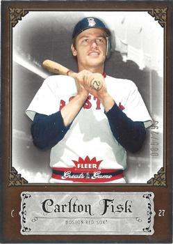 2006 Fleer Greats of the Game - Copper #21 Carlton Fisk Front