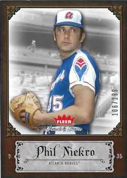 2006 Fleer Greats of the Game - Copper #71 Phil Niekro Front