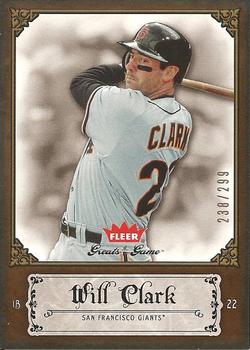 2006 Fleer Greats of the Game - Copper #97 Will Clark Front