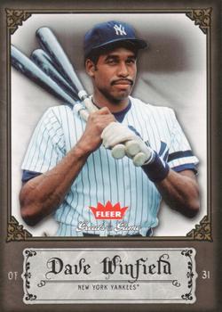 2006 Fleer Greats of the Game - Pewter #25 Dave Winfield Front