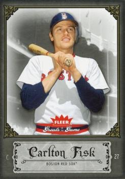 2006 Fleer Greats of the Game - Pewter #21 Carlton Fisk Front