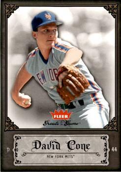 2006 Fleer Greats of the Game - Pewter #26 David Cone Front