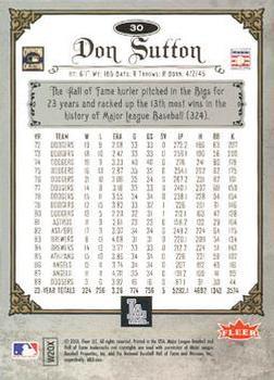 2006 Fleer Greats of the Game - Pewter #30 Don Sutton Back