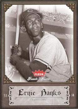 2006 Fleer Greats of the Game - Pewter #34 Ernie Banks Front