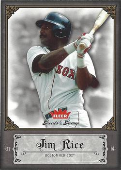 2006 Fleer Greats of the Game - Pewter #51 Jim Rice Front