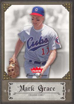 2006 Fleer Greats of the Game - Pewter #64 Mark Grace Front