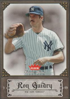 2006 Fleer Greats of the Game - Pewter #80 Ron Guidry Front
