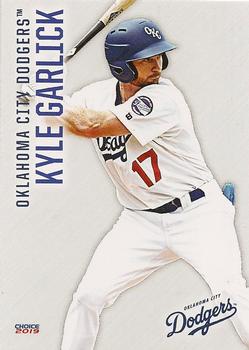 2019 Choice Oklahoma City Dodgers #08 Kyle Garlick Front
