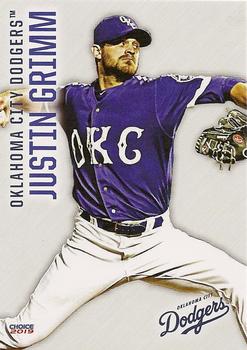 2019 Choice Oklahoma City Dodgers #10 Justin Grimm Front