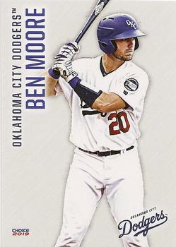 2019 Choice Oklahoma City Dodgers #15 Ben Moore Front