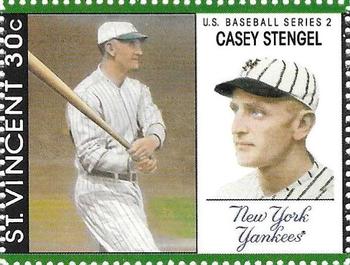 1989 St. Vincent Baseball Players Stamps #NNO Casey Stengel Front
