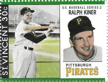 1989 St. Vincent Baseball Players Stamps #NNO Ralph Kiner Front