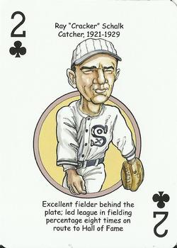 2011 Hero Decks Chicago White Sox South Side Edition Baseball Heroes Playing Cards #2♣ Ray Schalk Front