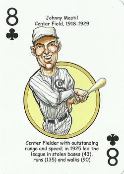 2011 Hero Decks Chicago White Sox South Side Edition Baseball Heroes Playing Cards #8♣ Johnny Mostil Front