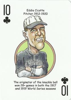 2011 Hero Decks Chicago White Sox South Side Edition Baseball Heroes Playing Cards #10♣ Eddie Cicotte Front