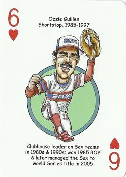 2011 Hero Decks Chicago White Sox South Side Edition Baseball Heroes Playing Cards #6♥ Ozzie Guillen Front