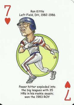 2011 Hero Decks Chicago White Sox South Side Edition Baseball Heroes Playing Cards #7♥ Ron Kittle Front