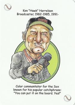 2011 Hero Decks Chicago White Sox South Side Edition Baseball Heroes Playing Cards #NNO Ken Harrelson Front