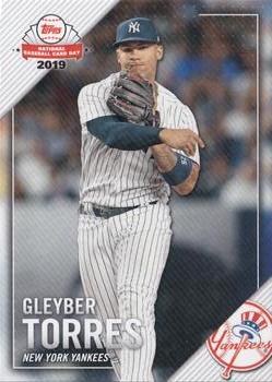2019 Topps National Baseball Card Day - New York Yankees #NYY-3 Gleyber Torres Front