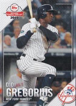 2019 Topps National Baseball Card Day - New York Yankees #NYY-7 Didi Gregorius Front