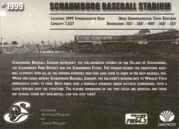 1999 Schaumburg Flyers #NNO Schaumburg Stadium Back