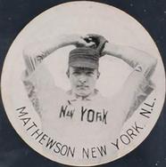 1910 Ju Ju Drums (E286) #NNO Christy Mathewson Front
