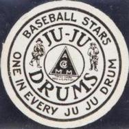 1910 Ju Ju Drums (E286) #NNO George Mullin Back