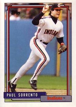 1992 Topps Traded #108T Paul Sorrento Front