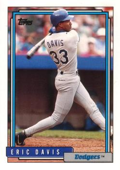 1992 Topps Traded #26T Eric Davis Front