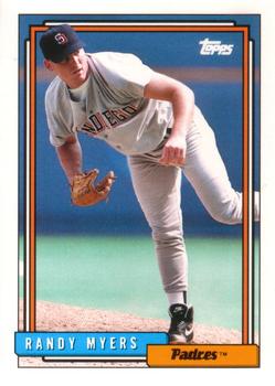 1992 Topps Traded #80T Randy Myers Front