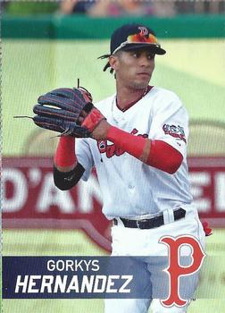 2019 Pawtucket Red Sox #NNO Gorkys Hernandez Front