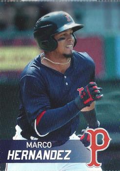 2019 Pawtucket Red Sox #NNO Marco Hernandez Front