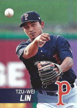 2019 Pawtucket Red Sox #NNO Tzu-Wei Lin Front