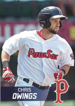 2019 Pawtucket Red Sox #NNO Chris Owings Front