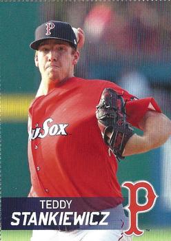 2019 Pawtucket Red Sox #NNO Teddy Stankiewicz Front