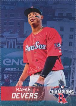 2019 BankRI/WEEI Pawtucket Red Sox World Series Champions Boston Red Sox #NNO Rafael Devers Front