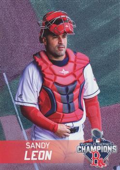 2019 BankRI/WEEI Pawtucket Red Sox World Series Champions Boston Red Sox #NNO Sandy Leon Front