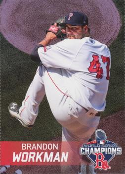 2019 BankRI/WEEI Pawtucket Red Sox World Series Champions Boston Red Sox #NNO Brandon Workman Front