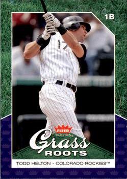 2006 Fleer Tradition - Grass Roots #GR-10 Todd Helton Front