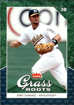2006 Fleer Tradition - Grass Roots #GR-21 Eric Chavez Front