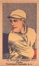 1923 Strip Cards (W515-1) #38 Walter Johnson Front