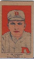 1923 Strip Cards (W515-1) #41 Jim Johnston Front