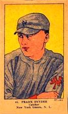 1923 Strip Cards (W515-1) #44 Frank Snyder Front