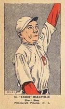 1923 Strip Cards (W515-1) #50 Rabbit Maranville Front