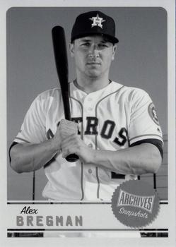 2019 Topps Archives Snapshots - Black and White #AS-AB Alex Bregman Front