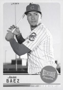 2019 Topps Archives Snapshots - Black and White #AS-JB Javier Baez Front