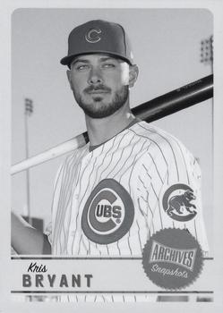 2019 Topps Archives Snapshots - Black and White #AS-KB Kris Bryant Front